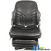 Seat, Mechanical Suspension; L/ Armrests, Black Vinyl fits John Deere 8330 Tractor