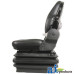 Seat, Mechanical Suspension; L/ Armrests, Black Vinyl fits John Deere 8330 Tractor