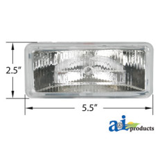 John Deere 8400 Tractor Lamp, Sealed Beam: Halogen