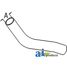 John Deere 8220 Tractor Upper Radiator Hose