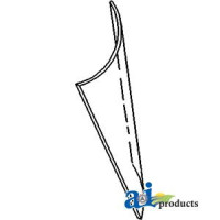 John Deere 2355 Tractor Glass, Lower (RH) (S/N less than 691586)