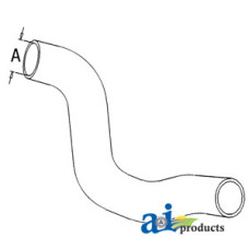 Radiator Hose, Lower (with AC) fits John Deere 4440 Tractor