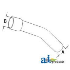 John Deere 4240S Tractor Radiator Hose, Upper