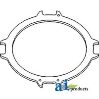 John Deere 7800 Tractor Plate, Seperator Reverse Brake (with POWERSHIFT TRANSMISSION)