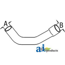 Radiator Hose (SN  less than 10000) fits John Deere 4955 Tractor