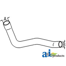 John Deere 7600 Tractor Upper Radiator Hose
