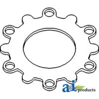 John Deere 7800 Tractor Plate, Transmission (with POWERSHIFT TRANSMISSION)