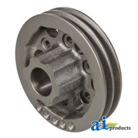 Pulley, Fan Drive (Double Groove) (with Engine 6076TRW01-05) fits John Deere 4455 Tractor