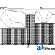 Screen, Side (RH) (MFWD) fits John Deere 4960 Tractor