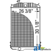 Radiator fits John Deere 4840 Tractor