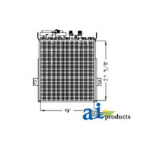 John Deere 7510 Tractor Oil Cooler/Condenser