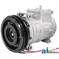 John Deere 5210 Tractor Compressor, New, Denso Style with Clutch