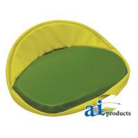 Seat Cushion, GRN/YLW fits John Deere H Tractor
