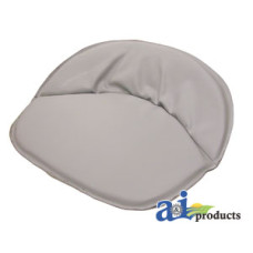 Image of Case | Case-IH 200 Tractor Deluxe Tie-on Seat Pad for H&M Pans, SILVER