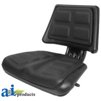 Massey Ferguson SEVERAL Tractor Seat, Universal with Trapezoid Back, Black 