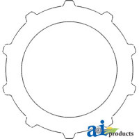 John Deere 2940 Tractor Plate, PTO Clutch (SN  less than 372201)