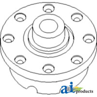John Deere 2150 Tractor Housing, Differential (7/16 rivet hole size)