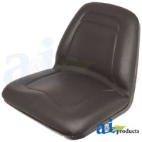 Yanmar SEVERAL Compact Tractor Seat, Michigan Style, Black 