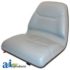 Image of Yanmar SEVERAL Compact Tractor Seat, Michigan Style, w/ Slide Track, Deluxe Cushion, GRY