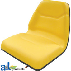 Image of Yanmar SEVERAL Compact Tractor Seat, Michigan Style, w/ Slide Track, Deluxe Cushion, YLW