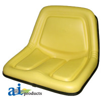 John Deere 332 Riding Mower Seat, High Back, YLW