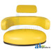 Seat Cushion Kit; 3 Piece, Yellow Vinyl fits John Deere 2520 Tractor