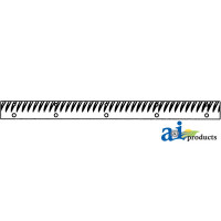 Gleaner A66 Combine Cylinder Bars, Reverse, 3/4" Spaced (Set Of 2)