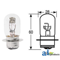 Massey Ferguson 185 Tractor Bulb- 12V 50-40W (USED with EARLY TYPE HEADLIGHT)