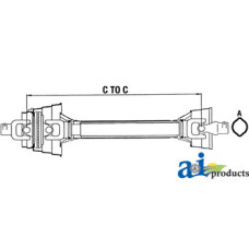 Image of H&S SR420 Rake Complete Constant Velocity Shafts