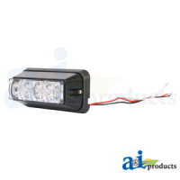 McCormick VARIOUS MODELS (Undefined) Warning Light, LED Strobe Effect Amber Light, Black Housing