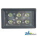 Fiat | Hesston ALL MODELS (Undefined) Work Lamp, LED; Rectangle, Flood
