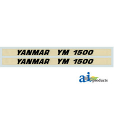 Image of Yanmar YM1500 Compact Tractor Hood Decal