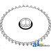 John Deere 467 Round Baler Sprocket; Upper Drive Roll