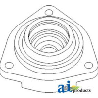 John Deere 2040 Tractor Bearing Housing / Quill, Rear PTO Shaft