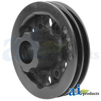 John Deere 4050 Tractor Pulley, Fan Drive (Double Groove) (TRACTOR SN : less than 006509)