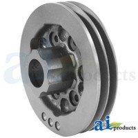 Pulley, Fan Drive (Double Groove) (with Engine 6076TRW06-08) fits John Deere 4455 Tractor