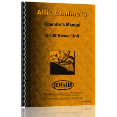 Allis Chalmers G138 Engine Operators Manual Allis Chalmers G138 Engine Operators Manual
