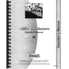 Image to represent Allis Chalmers IB Tractor Operators Manual Allis Chalmers IB Tractor Operators Manual