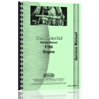 Continental Engines F186 Tractor Service Manual (CON-S-F186 ENG)