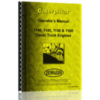 Caterpillar 1140 Engine Operators Manual (All SN#) Caterpillar 1140 Engine Operators Manual (All SN#)