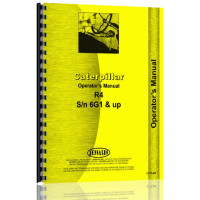 Caterpillar R4 Crawler Operators Manual (SN# 6G1)