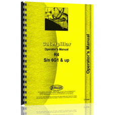 Caterpillar R4 Crawler Operators Manual (SN# 6G1) Caterpillar R4 Crawler Operators Manual (SN# 6G1)