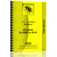 Caterpillar 45 Crawler Parts Manual (SN# 20,001-20,141)