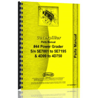 Caterpillar 44 Grader Parts Manual (S/N 5E7001-5E7195, 4D99-4D750) Caterpillar 44 Grader Parts Manual (S/N 5E7001-5E7195, 4D99-4D750)