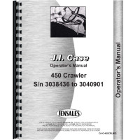 Case 450 Crawler Operators Manual (SN# 3038436-3040901) (w/ Engine) Case 450 Crawler Operators Manual (SN# 3038436-3040901) (w/ Engine)