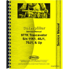 Image to represent Caterpillar 977K Traxcavator Service Manual (SN# 11K and Up, 48J1 and Up, 70J1 and Up) Caterpillar 977K Traxcavator Service Manual (SN# 11K and Up, 48J1 and Up, 70J1 and Up)