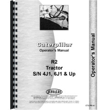 Image to represent Caterpillar R2 Crawler Operators Manual (SN# 4J1, 6J1) Caterpillar R2 Crawler Operators Manual (SN# 4J1, 6J1)