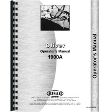 Oliver 1900A Tractor Operators Manual Oliver 1900A Tractor Operators Manual
