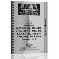 Ford 545 Industrial Tractor Service Manual (NA-1983)