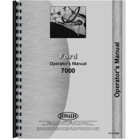 Ford 7000 Tractor Operators Manual